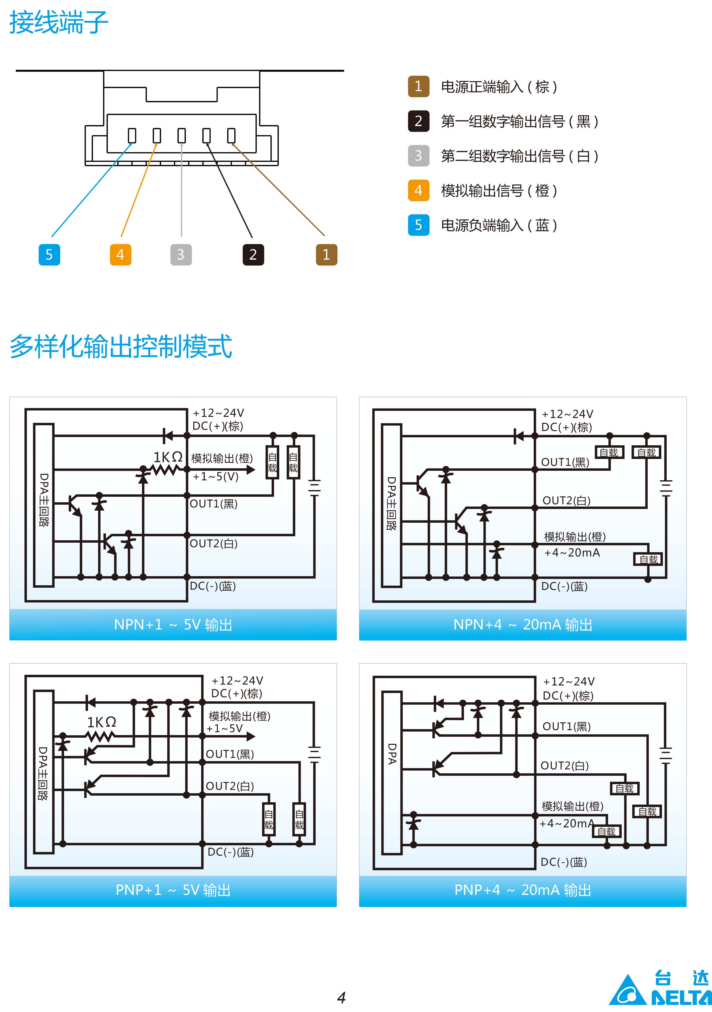 臺達(dá)DPA微型壓力傳感器型號|工作原理